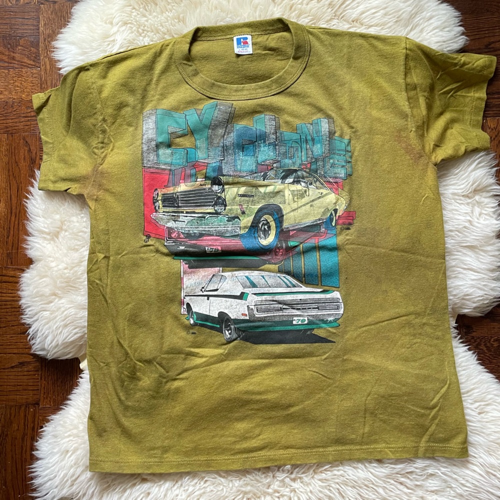 80s vintage Grailed Russel athletics mercury cyclone single stitch t-shirt